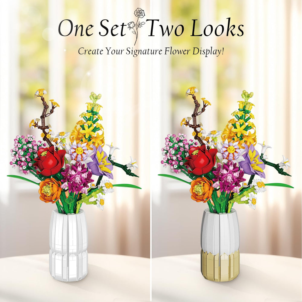 Mavo brix ten iconic blooms with adjustable petals for personalized arrangements.