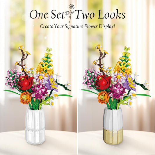 Mavo brix ten iconic blooms with adjustable petals for personalized arrangements.