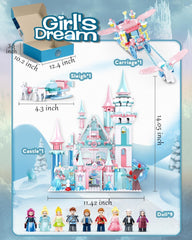 Mavo Brix Castle Girl Set detachable roofs and towers for rebuilds