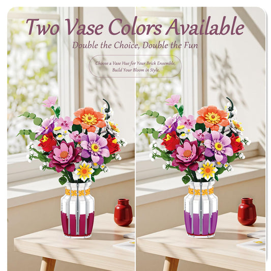 Mavo brix color options purple magenta for customizable centerpieces