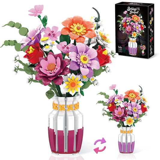 Mavo brix dual-tone vase in purple and magenta for versatile decor