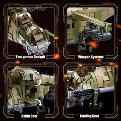 Mavo Brix MI-24S cannon detail underscores authentic military features for collectors