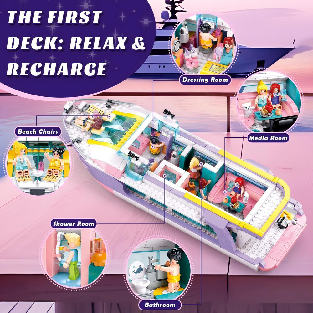 Mavo Brix Pink Yacht concert stage inspires creative performances and music fun.