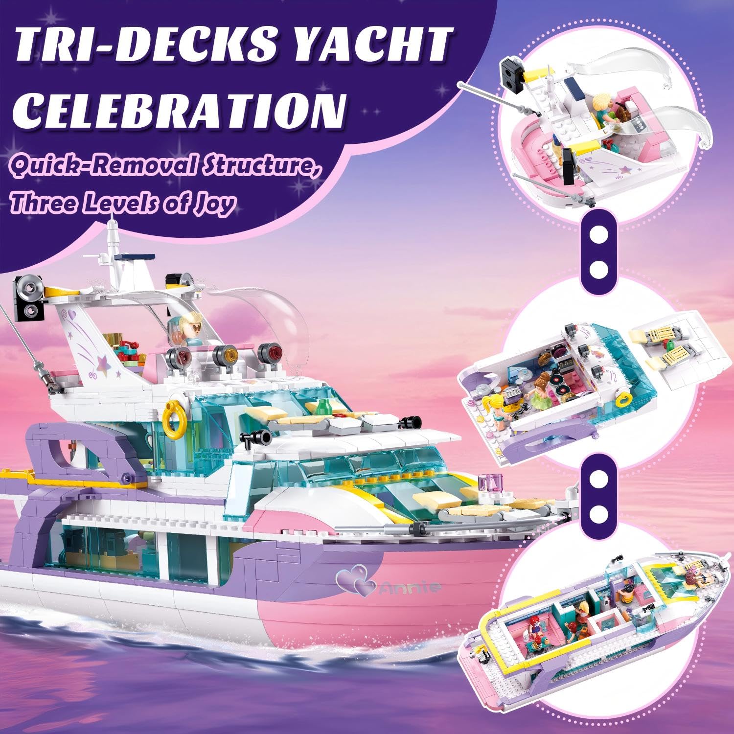Mavo Brix Pink Yacht dress room area promotes roleplay and dressing up.