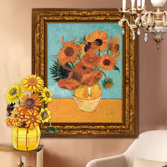 Mavo brix Sunflowers pot bouquet assembly for a vibrant home centerpiece