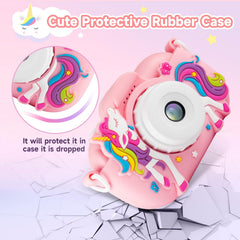 MAVOKIS Kids Camera includes a 32GB SD card for immediate use.