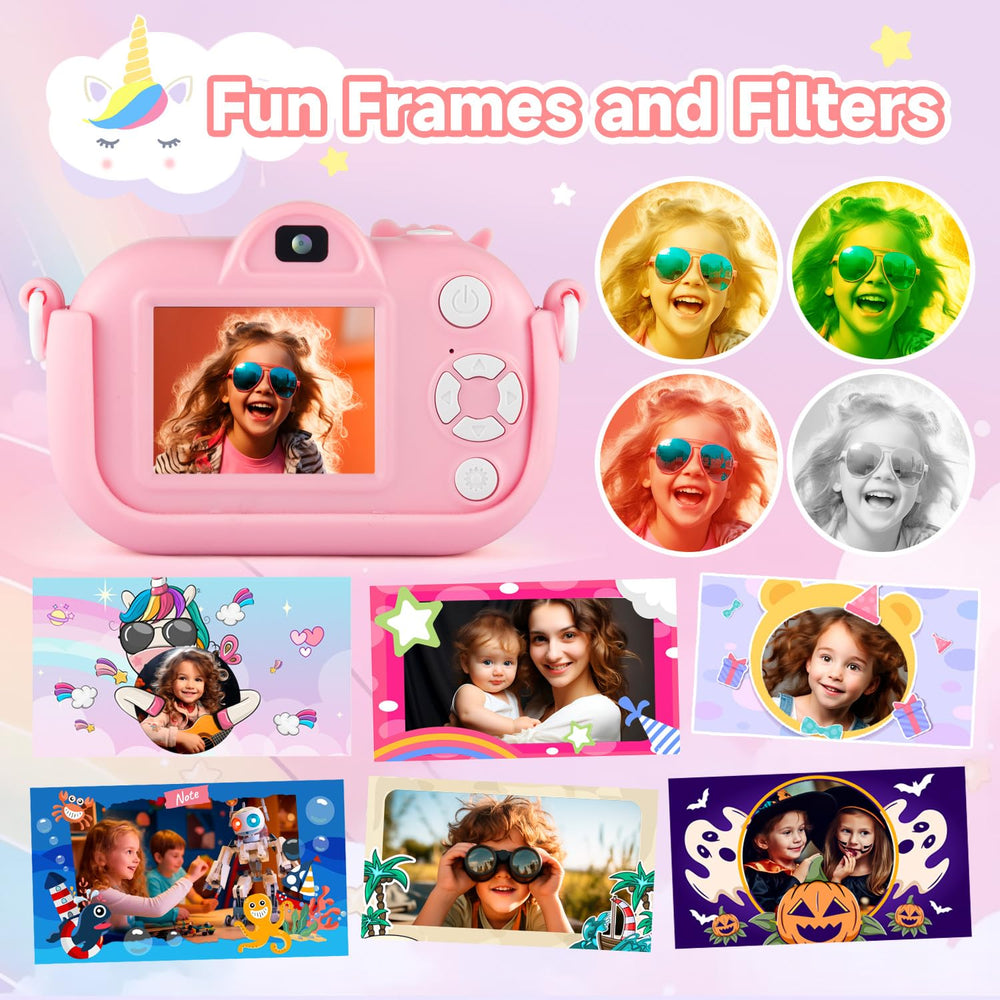 MAVOKIS Kids Camera compact handheld design fits small hands.