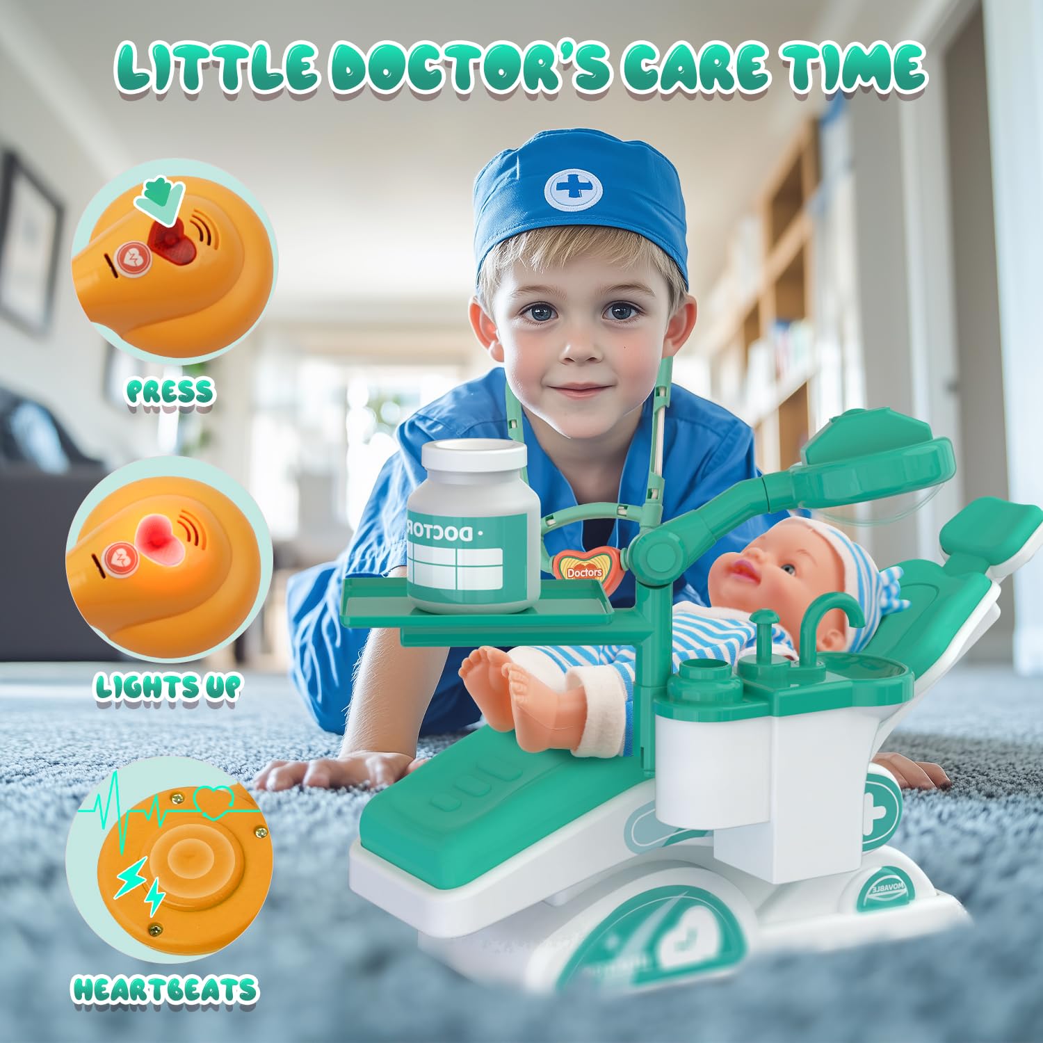 Max & Deril syringe prop supports care-focused pretend play