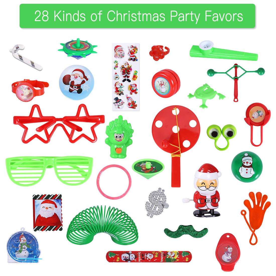 Max Fun 188Pcs party favors variety for festive celebrations