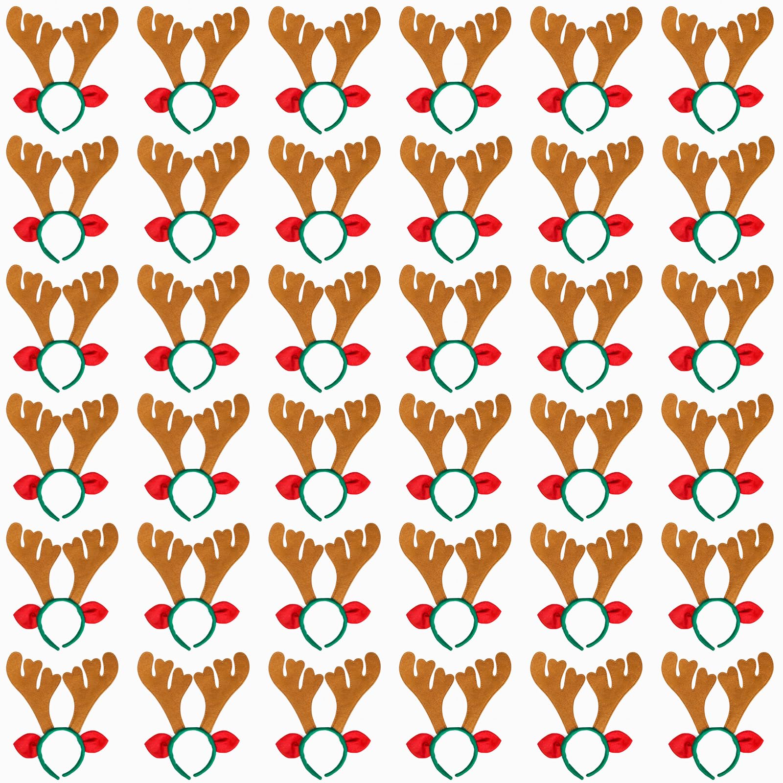 Max Fun Reindeer Antlers Headband, festive accessory for kids and adults at parties.