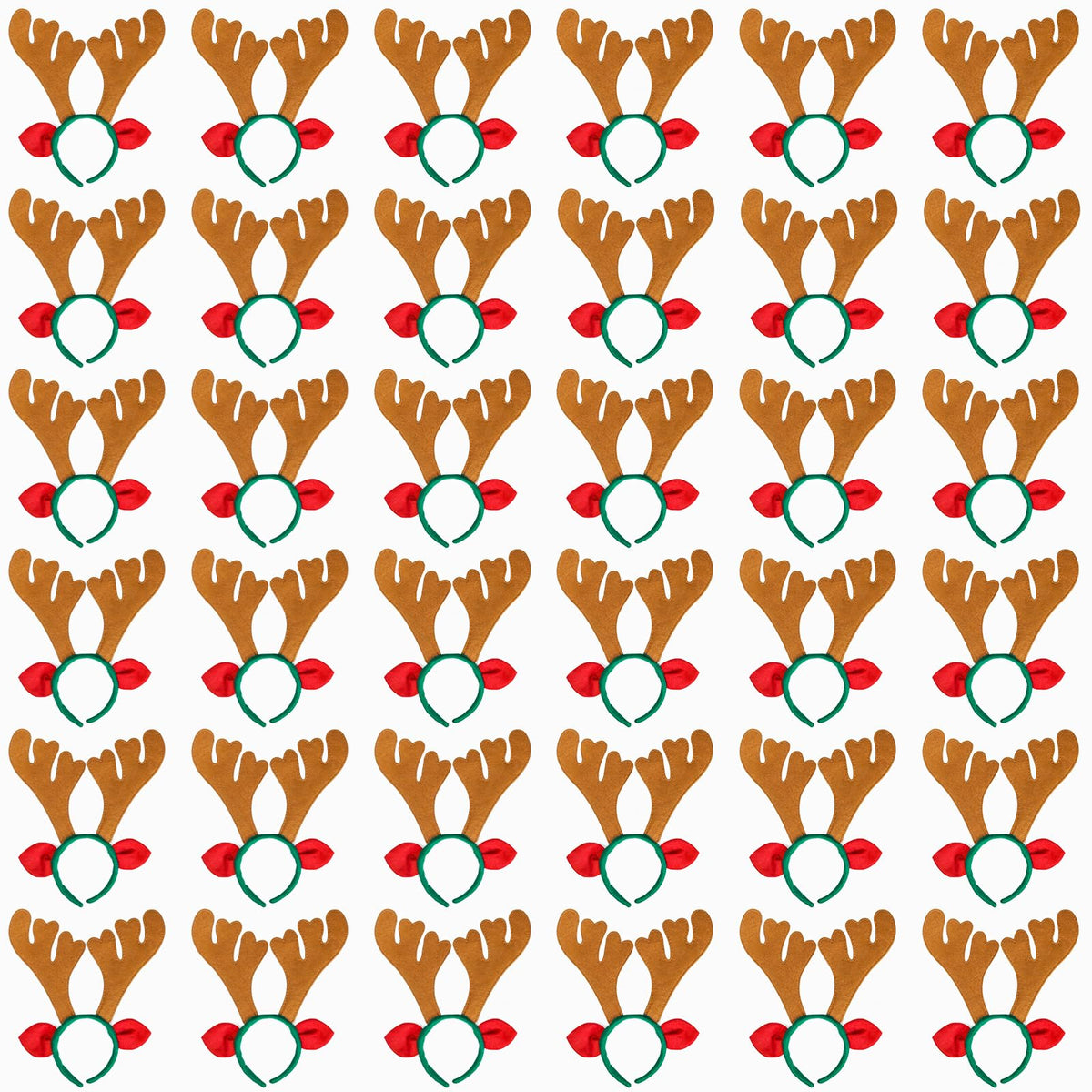 Max Fun Reindeer Antlers Headband, festive accessory for kids and adults at parties.