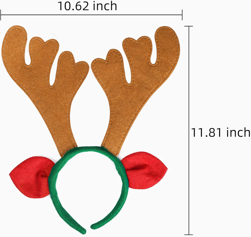 Max Fun Reindeer Antlers Headband, versatile Christmas headband perfect for photos and cosplay.