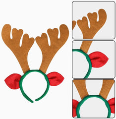 Max Fun Reindeer Antlers Headband, one size fits most, ideal holiday party favors.