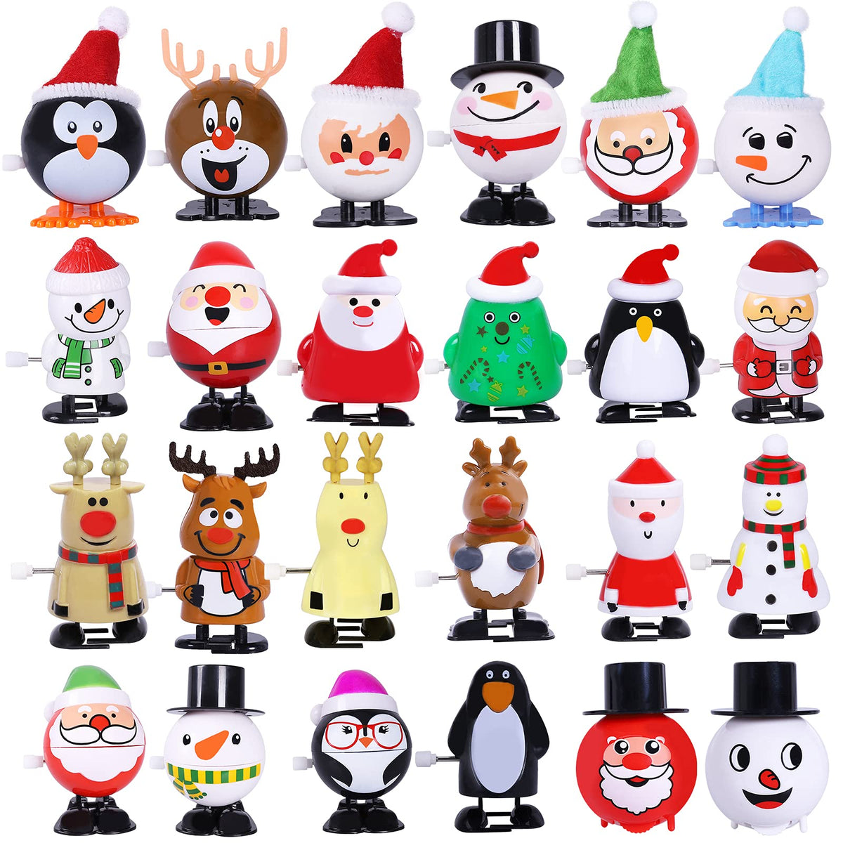 Max Fun wind up Santa figure for stocking stuffers and party favors