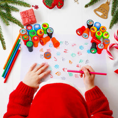 Max Fun bell stamp brings cheerful accents to stockings and invites