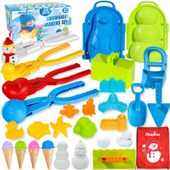 Max Fun snowball maker with multi shapes for quick, round snowballs.