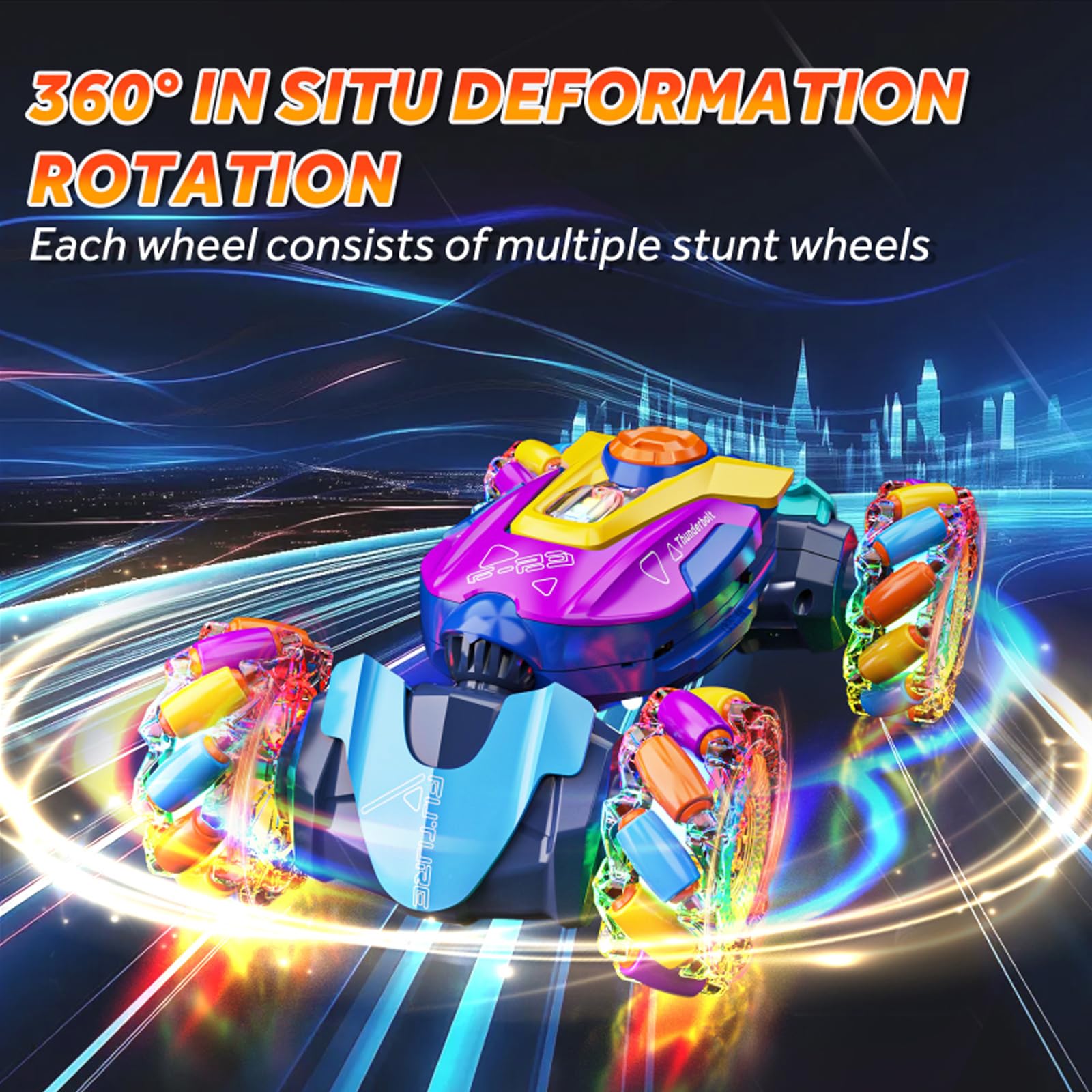 Maxkes gesture sensing RC stunt car battery pack included for longer play sessions