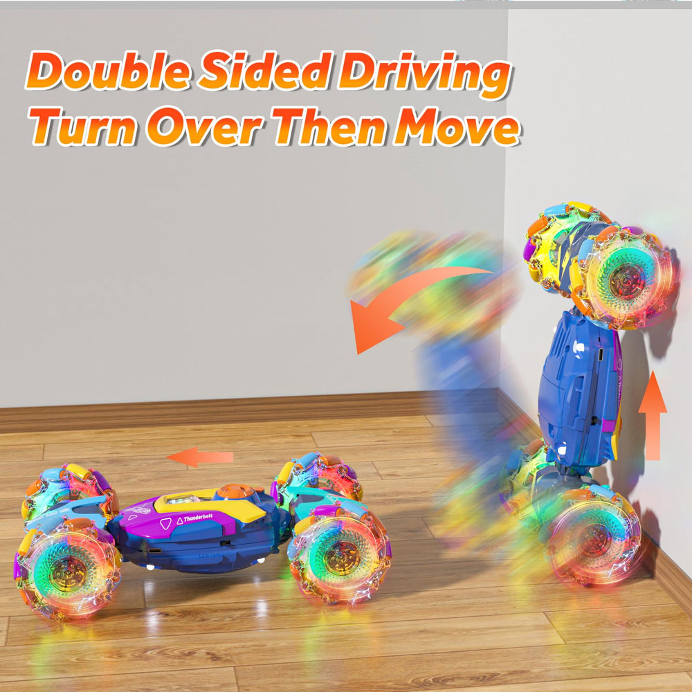 Maxkes gesture sensing RC stunt car rotation stunts with 360-degree spins