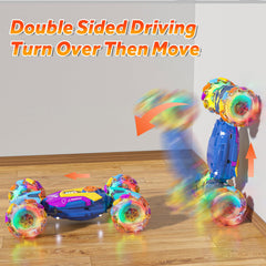 Maxkes gesture sensing RC stunt car rotation stunts with 360-degree spins