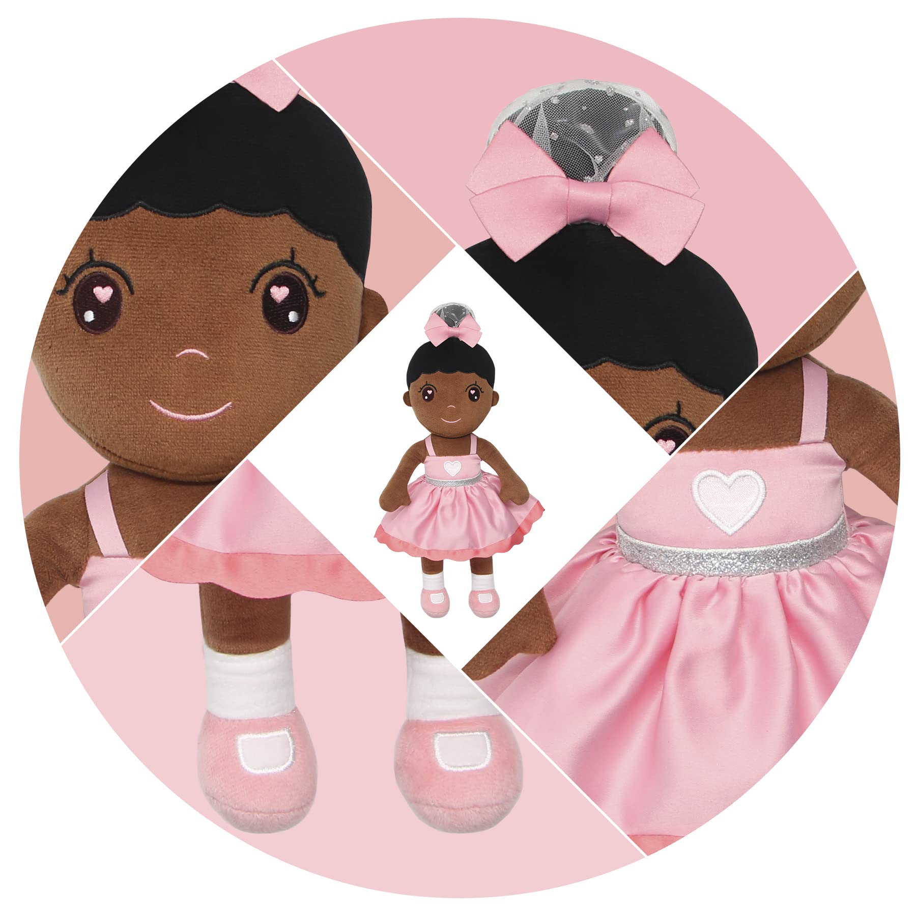 Gift bag included with Maxshop plush doll for easy gifting
