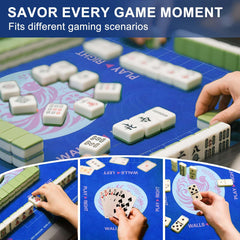 Maxsolve Mahjong Mat 3mm thick padding reduces wrist strain and adds comfort