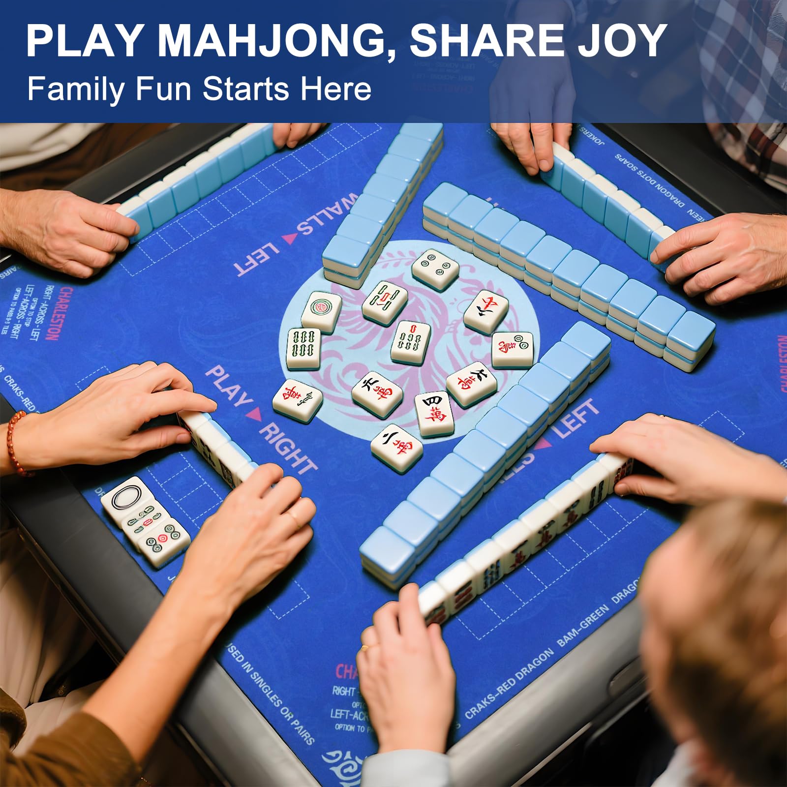 Maxsolve Mahjong Mat anti-slip base keeps play steady during intense rounds