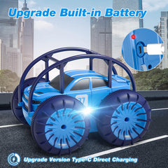 MaxTronic Amphibious RC car with LED lights for night fun