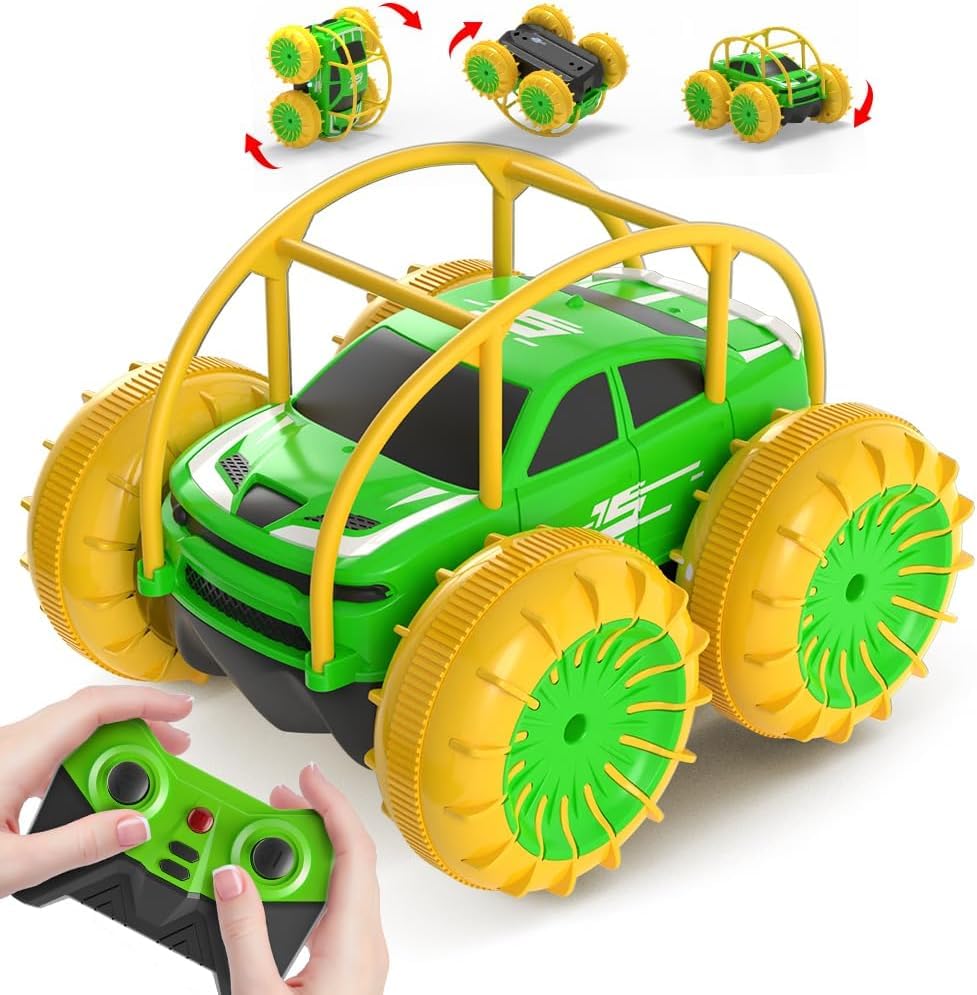 MaxTronic amphibious RC car waterproof in action for water play and outdoor adventures
