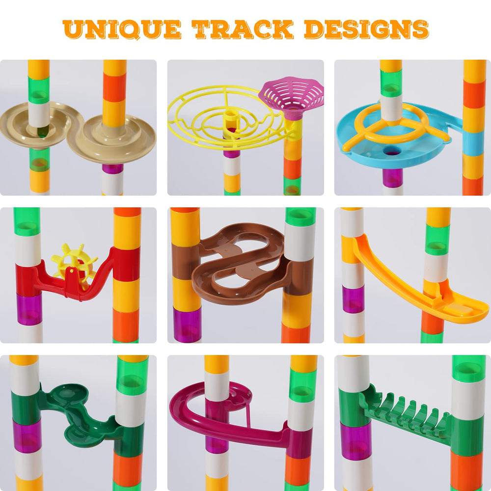MaxTronic curved-tracks section showcasing versatile pathways for problem-solving exploration