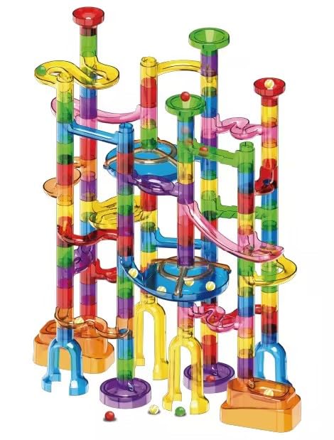 MaxTronic Marble Run tubes 16mm with smooth pathways for safe play