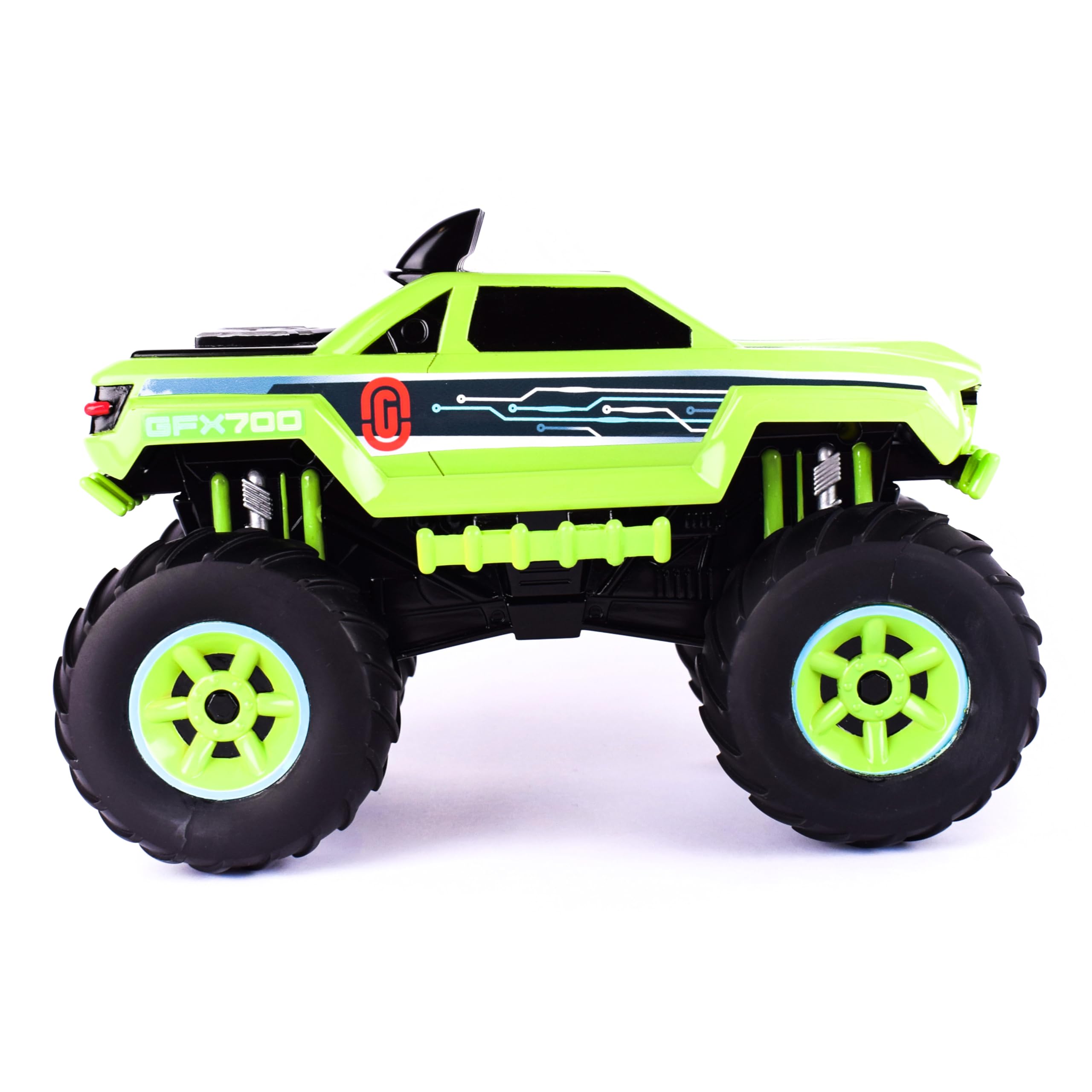 Maxx Action monster truck big wheels conquer floors and sandbox for versatile play.
