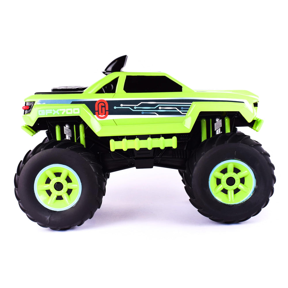 Maxx Action monster truck big wheels conquer floors and sandbox for versatile play.