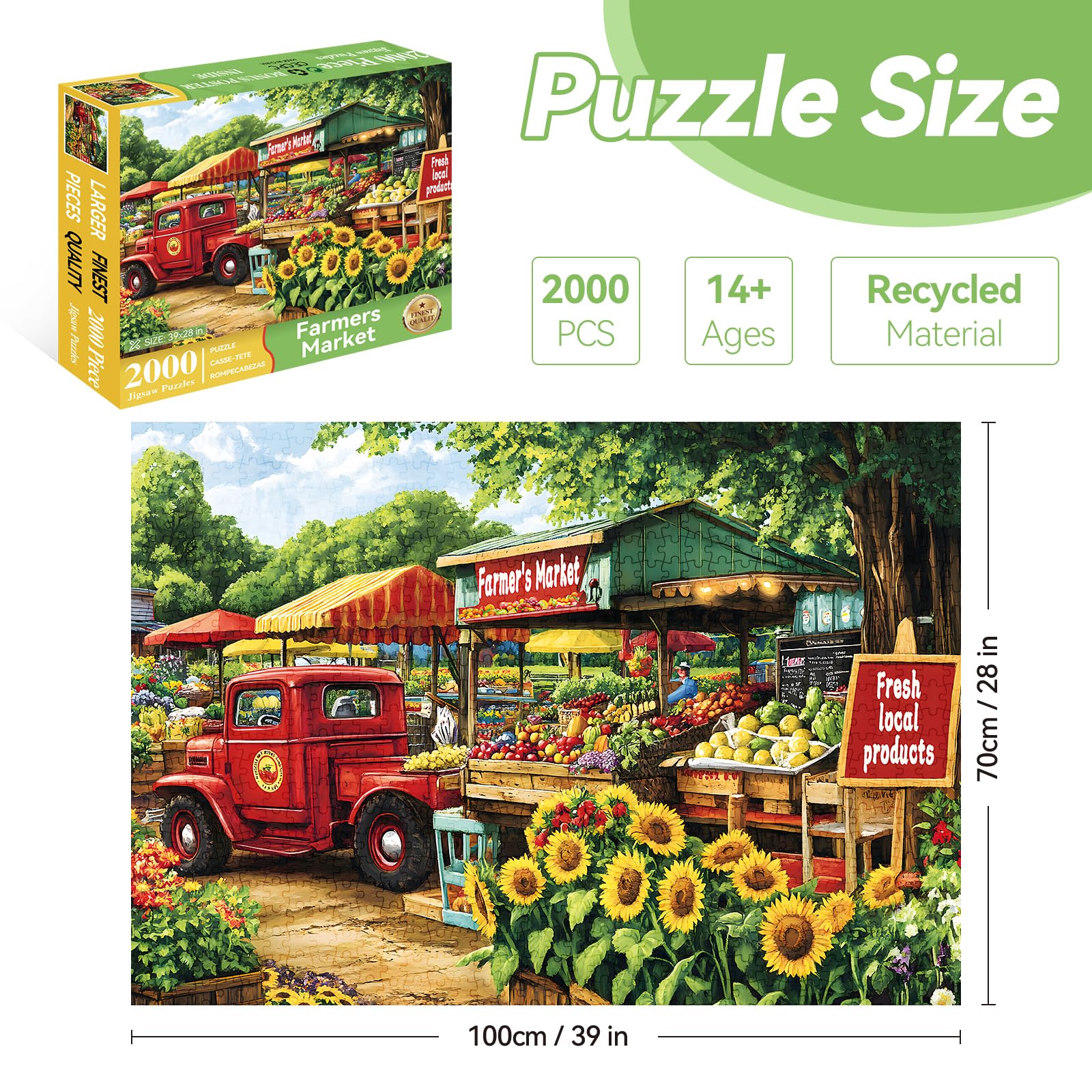 MAXZN Colorful fruits and vegetables puzzle sparks creative relaxation and sensory enjoyment