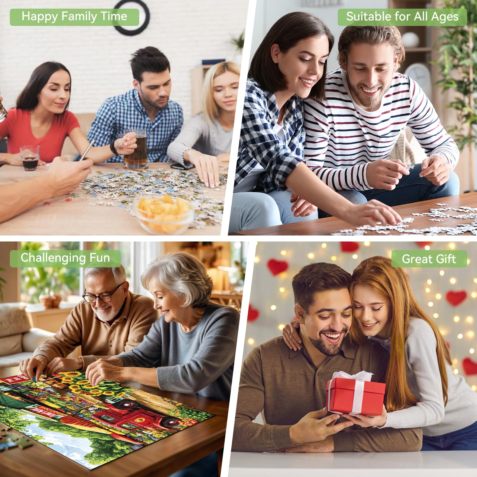 MAXZN Eco-friendly cardboard puzzle uses recycled materials for responsible puzzling