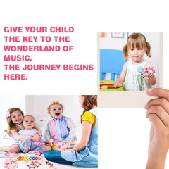 MAXZONE wooden toy instruments for creative play and rhythm practice