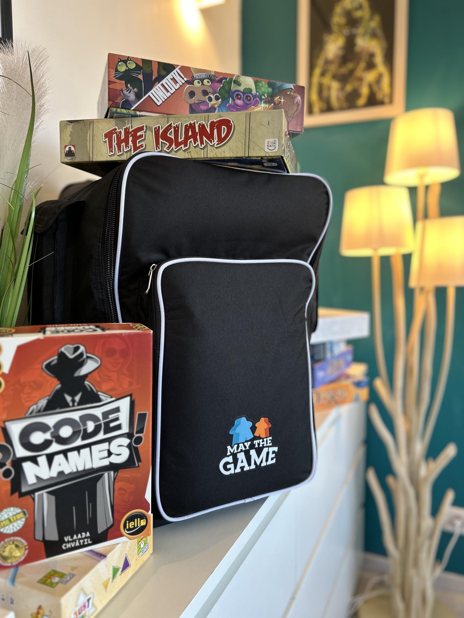 May the Game bag travel-ready setup for trips and on-the-go gaming.