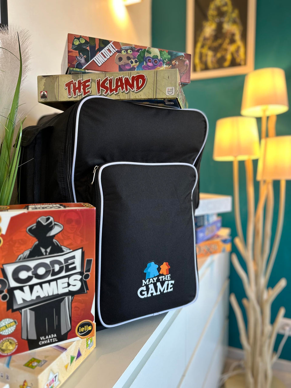 May the Game bag travel-ready setup for trips and on-the-go gaming.