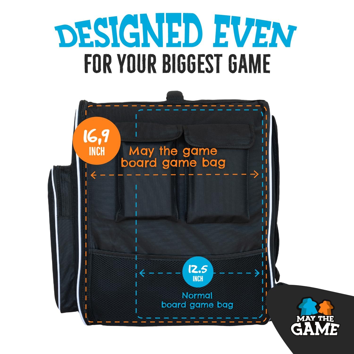 May the Game bag Velcro straps secure gear during transport.
