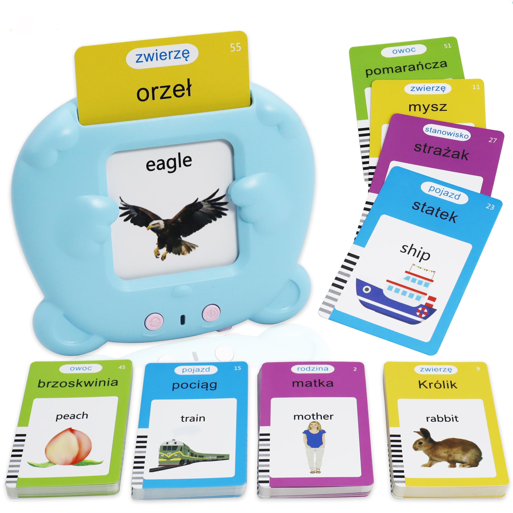 MAYAPHILOS 224 sight words flash cards cover for bilingual learning and exploration