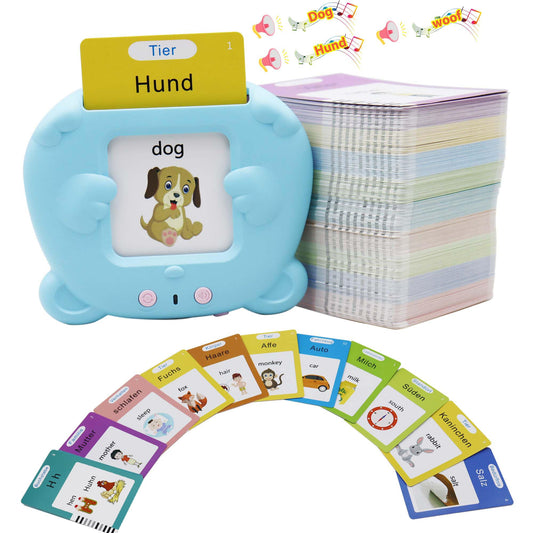 MAYAPHILOS pocket speech reader showing 510 words for bilingual practice