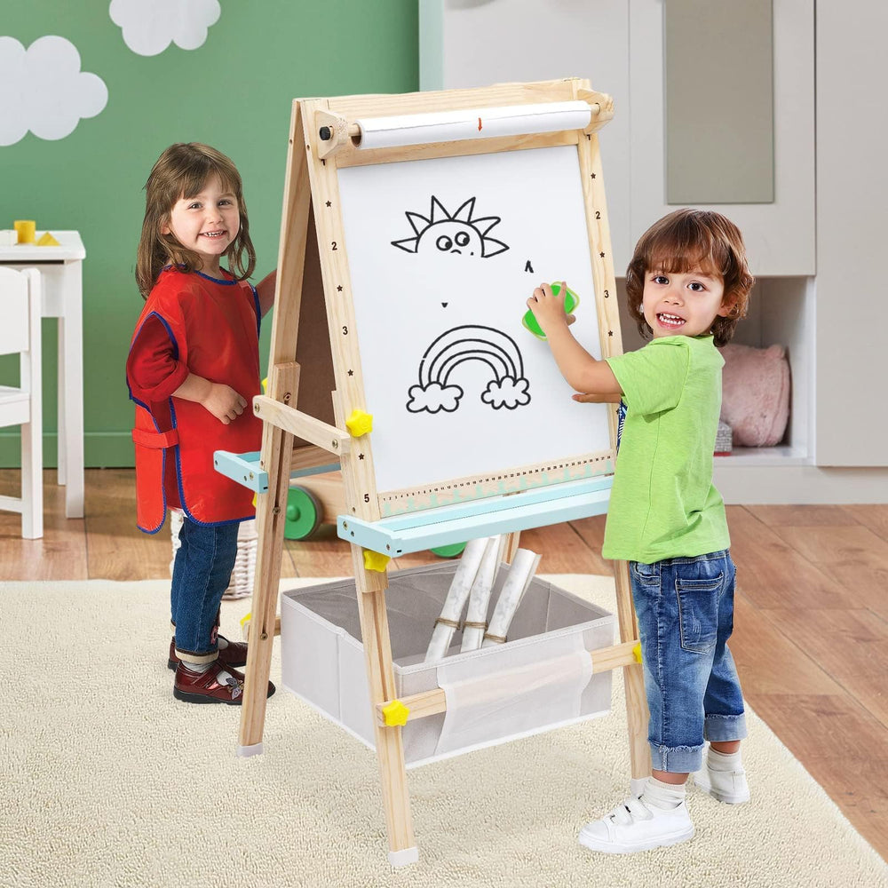 Maycoly Kids Easel with versatile accessories enhances hands-on learning.