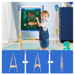 Maycoly kids easel double-sided whiteboard for drawing and writing practice