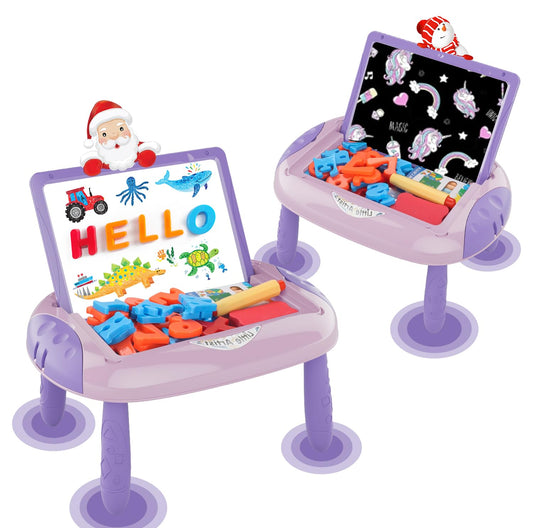 MAYESAR art easel with magnetic letters for early learning and creative play.