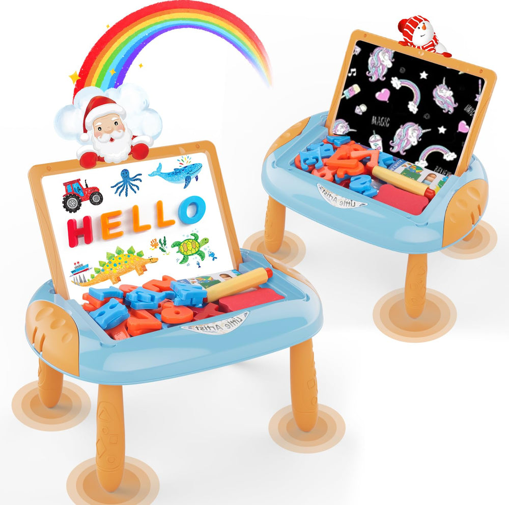 MAYESAR doodle easel with magnetic letters to spark early literacy during play