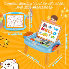 MAYESAR double-sided whiteboard for drawing and math exploration