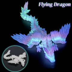 MAYICAL Flying Dragon 8-inch glow figure ideal for gifts and ambient lighting