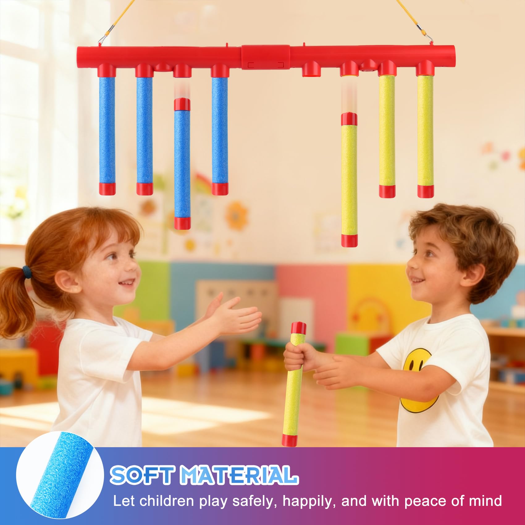 Maymalze Reflex Sticks compact design supports portable fun anywhere.