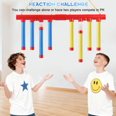 Maymalze Reflex Sticks with voice prompts guide play during sessions.