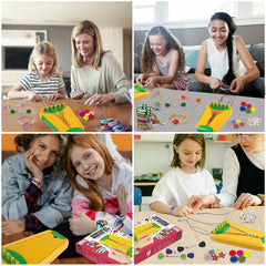 Maynacs non-slip pads keep the crafting surface steady during bracelet making.
