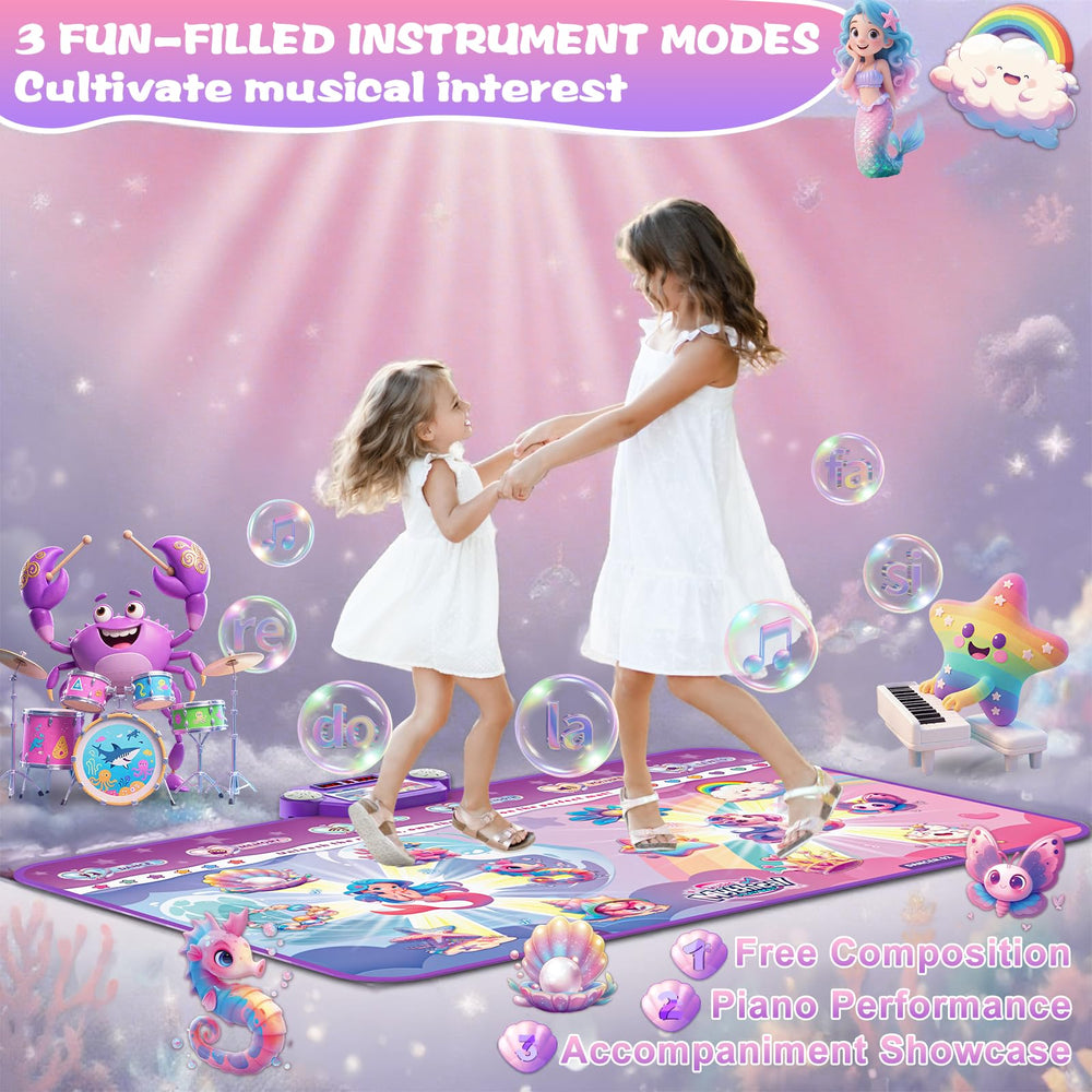 Maysida Bluetooth dance pad connects with phones or tablets for music play